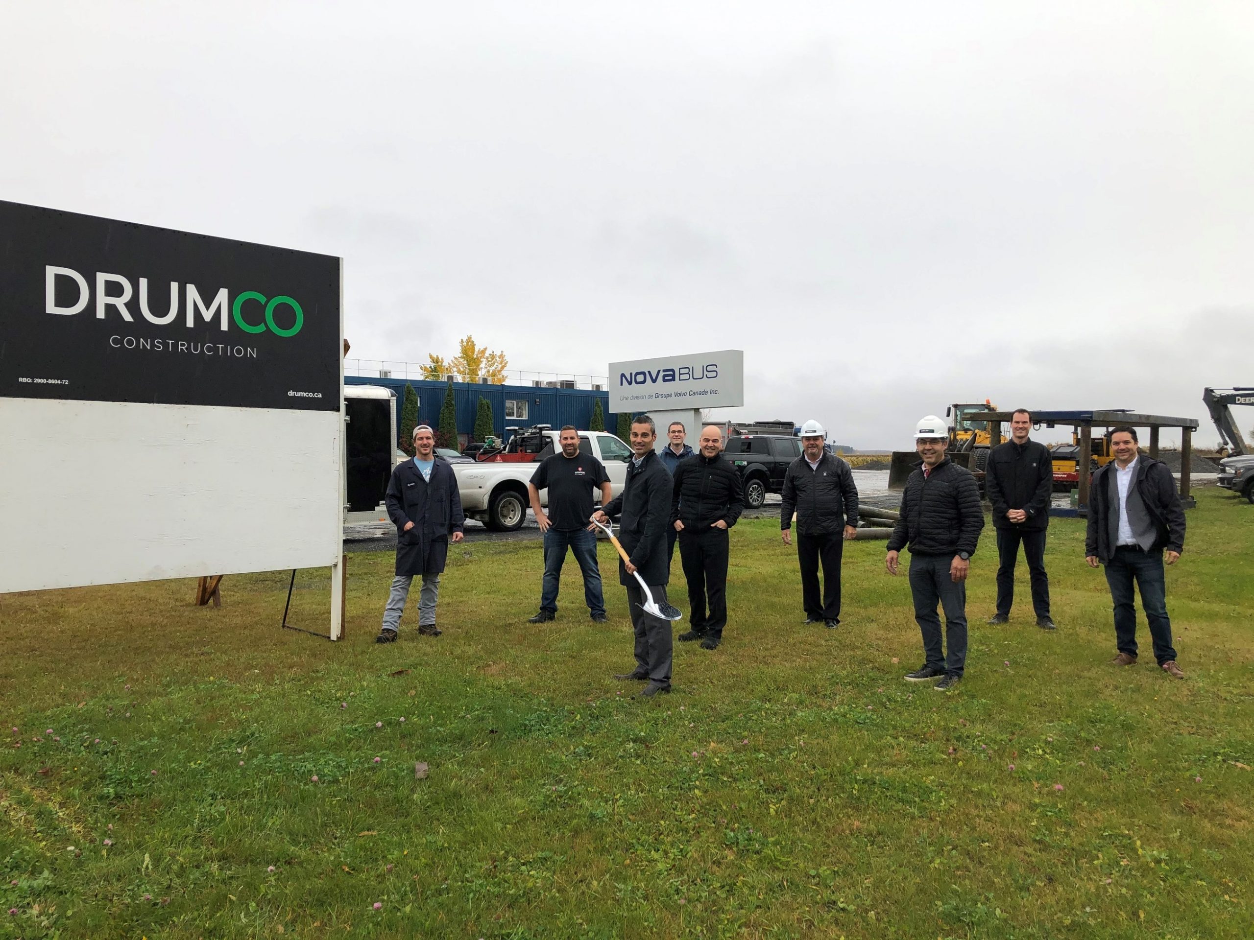 Nova Bus agrandit son usine de SaintFrançoisduLac Le Courrier Sud