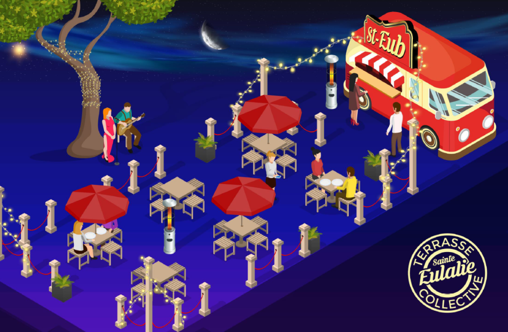 SainteEulalie se dotera d'une terrasse collective mobile Le Courrier Sud