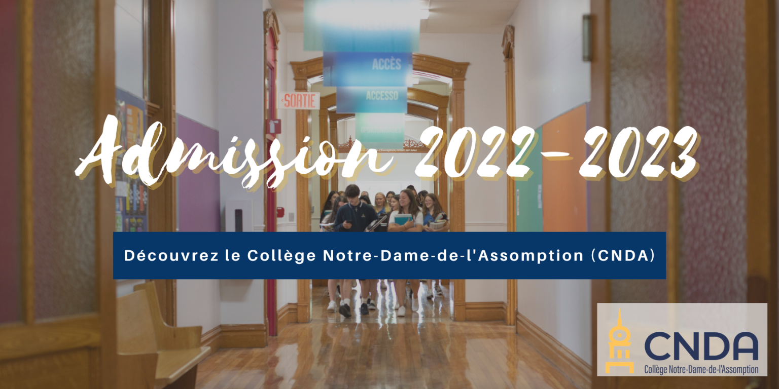 Le Collège NotreDamedel’Assomption se prépare à l’admission de sa