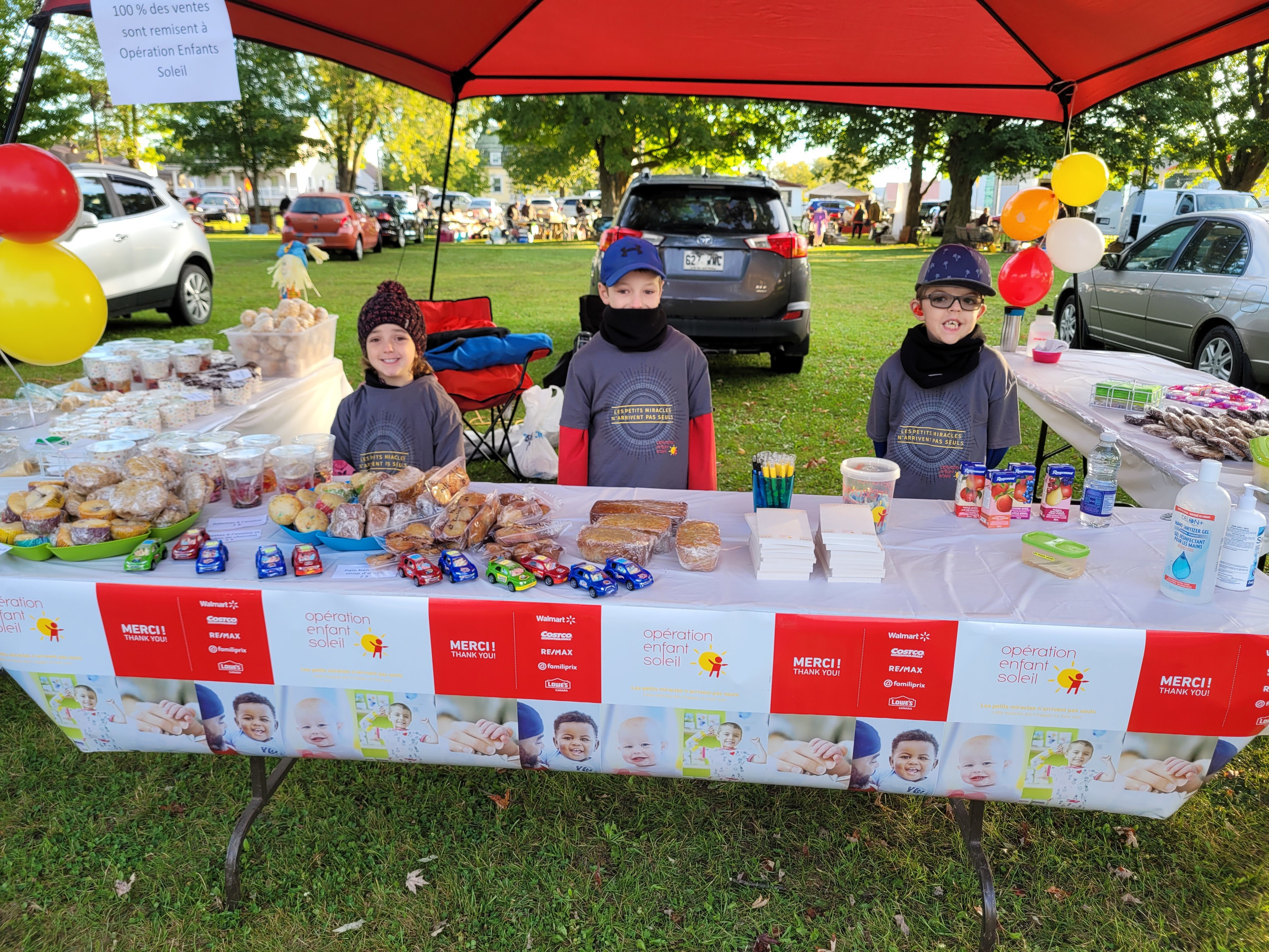 Des enfants de SaintWenceslas touchés par Opération Enfant Soleil Le
