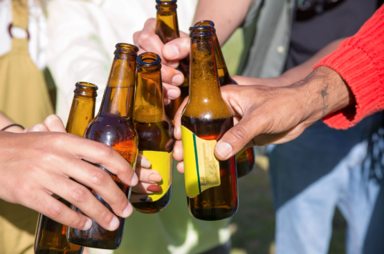 Bouteilles de bières sans alcool