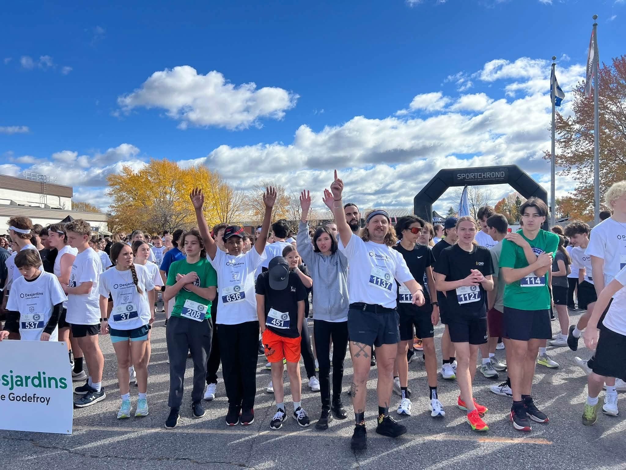 Le Polycourons Terry Fox rassemble 1163 coureurs